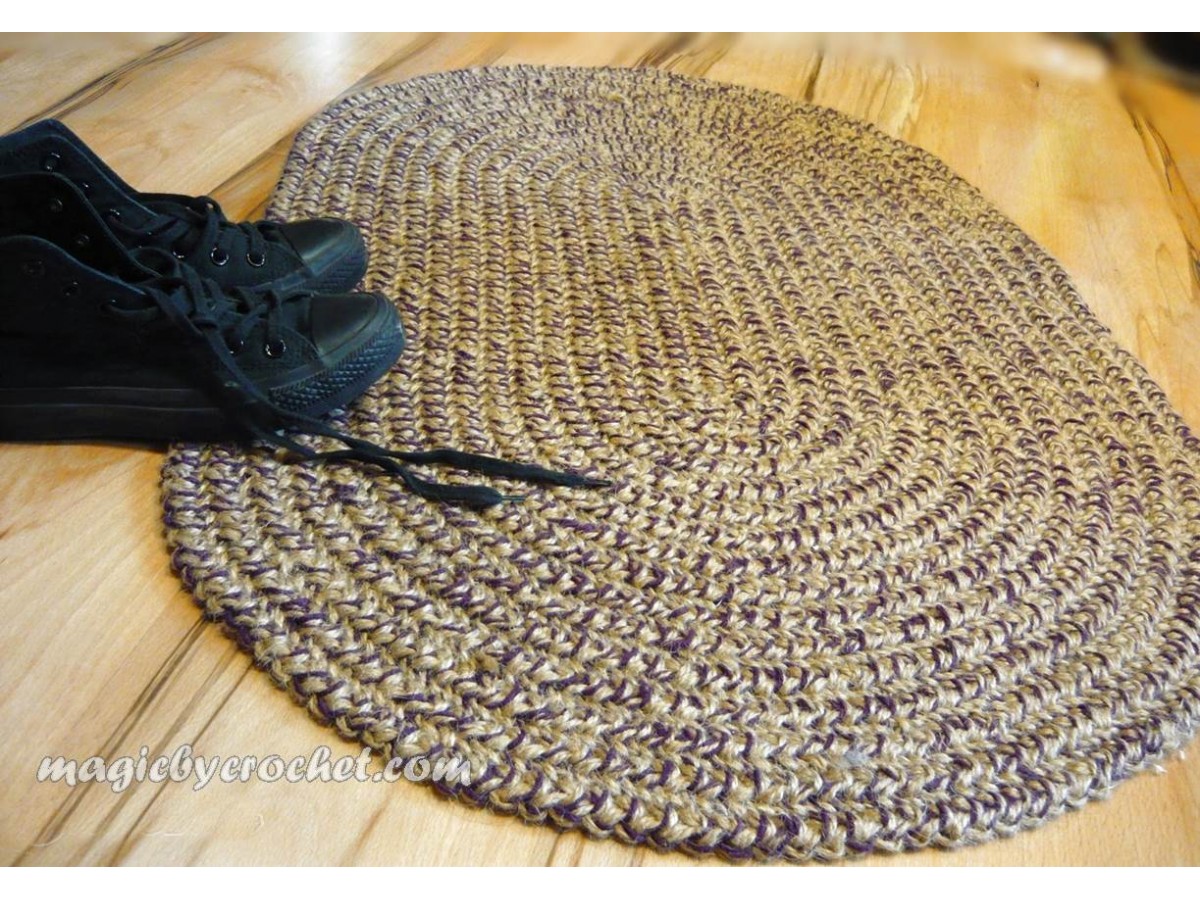 Oval Braided Rug, Braided Doormat, 2x3 ft Rug, Colors blend Rug , no.029